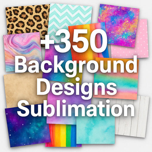 +350 Background designs sublimation